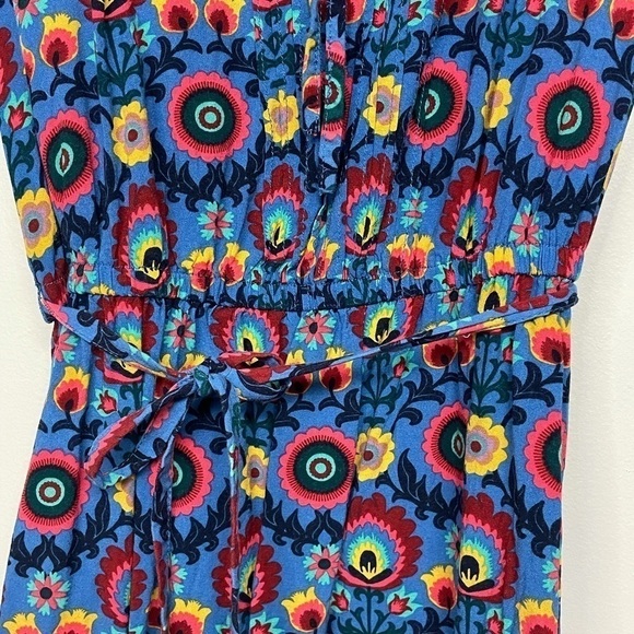 Matilda Jane Splendid Floral Elastic Tie Waist Sleeveless Mini Dress, XS - Picture 6 of 9